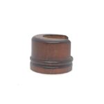 Wall To Wall Bracket (Conceal Support) For Any 1 Inch Curtain Rod/Pipe, Screws & Wallplugs Included, Material- Full Wood, Colour- Walnut Wood Finish, Pack Of 4, Brown