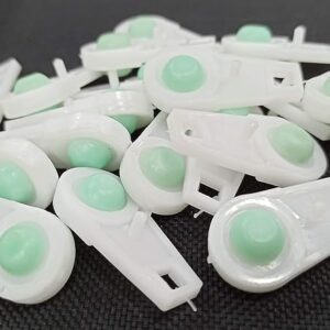 Plastic Runner/Slider for C Channel/Curtain Track with Plastic Hooks - 100 Pieces. (Copy)