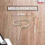Metal Curtain Rings for Windows Curtains, Door Curtains, Bathroom Curtains and Other Multipurpose Usage - Colour: Antique Gold - 50 Pieces (Copy)