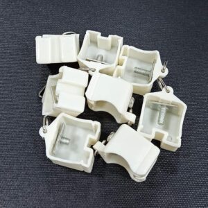 End Cap/Lock for Curtain Channel/M Track