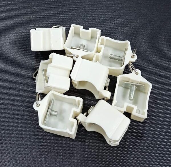 End Cap/Lock for Curtain Channel/M Track