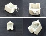 End Cap/Lock for Curtain Channel/M Track