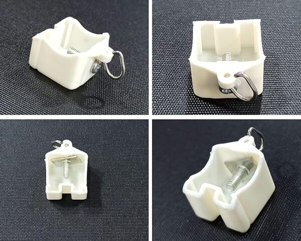 End Cap/Lock for Curtain Channel/M Track