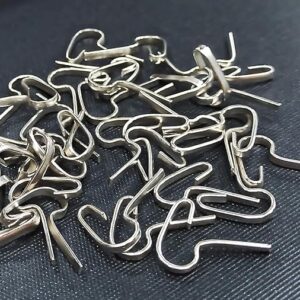 Metal Curtain Rings for Windows Curtains, Door Curtains, Bathroom Curtains and Other Multipurpose Usage - Colour: Antique Gold - 50 Pieces (Copy)