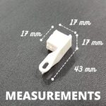End Cap/Lock for Power Track/Curtain Channel