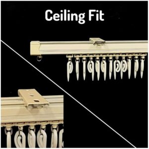 M Track Curtain Channel for a Window/Door
